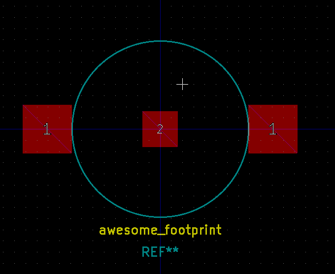 CR2032 footprint done