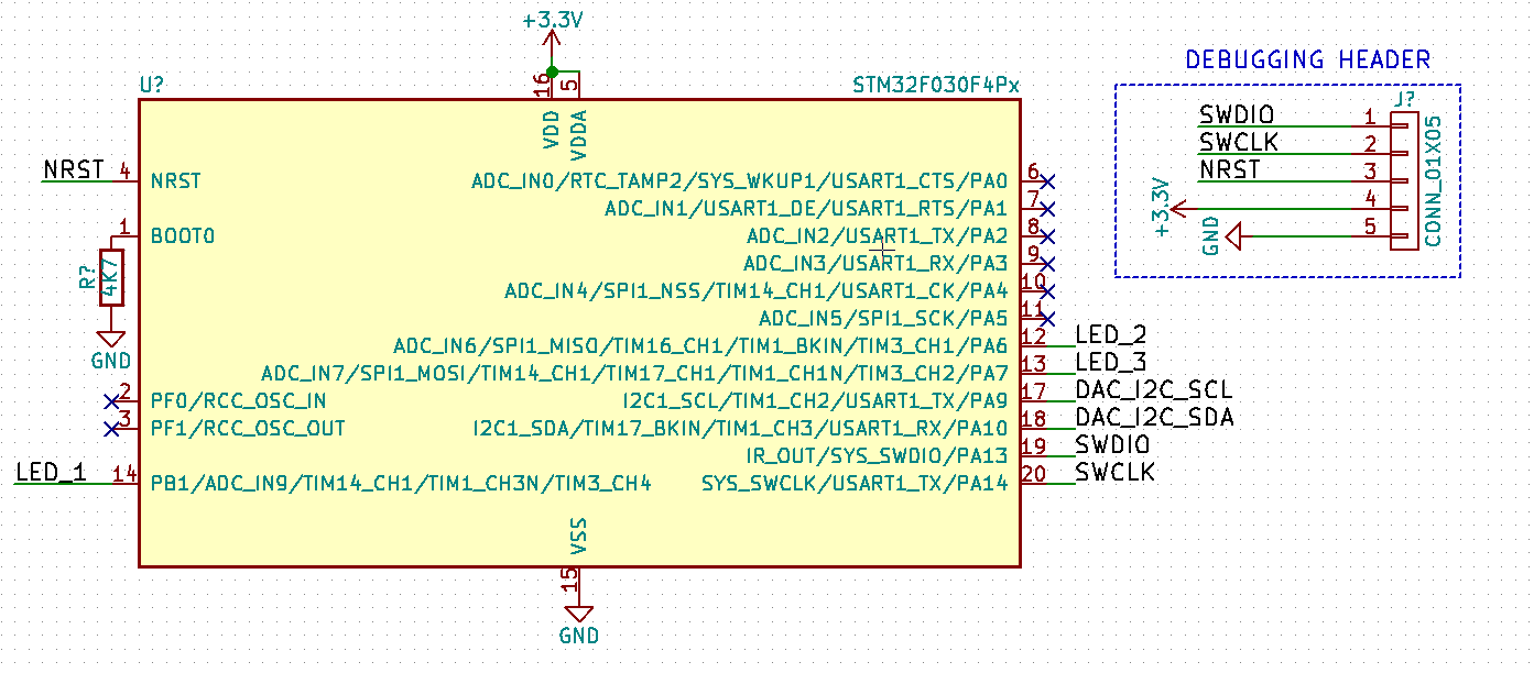 Microcontroller connections